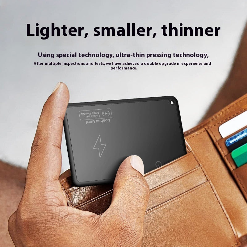 Mini Wallet Tracker Card Wireless Charging